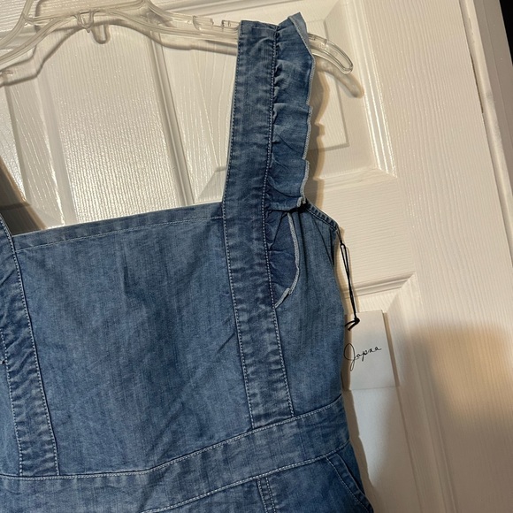 NWT Adorable Japna Denim Mini Tank Dress - Picture 6 of 13